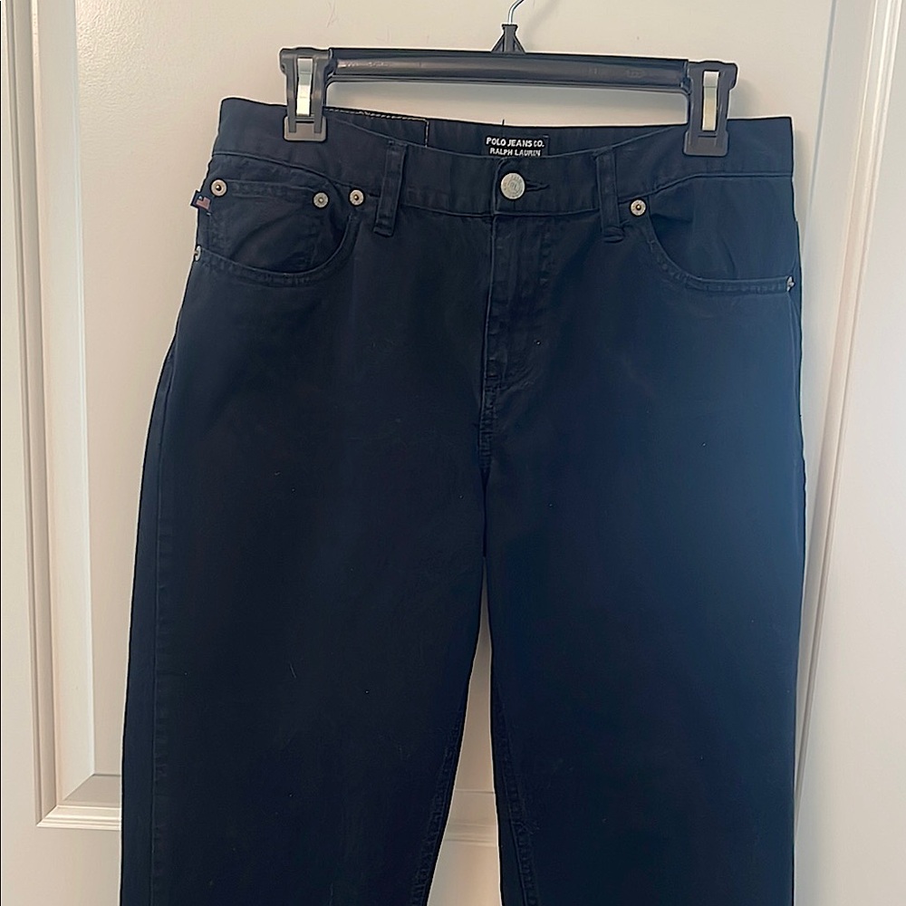 Ralph Lauren Polo Black wide leg jeans